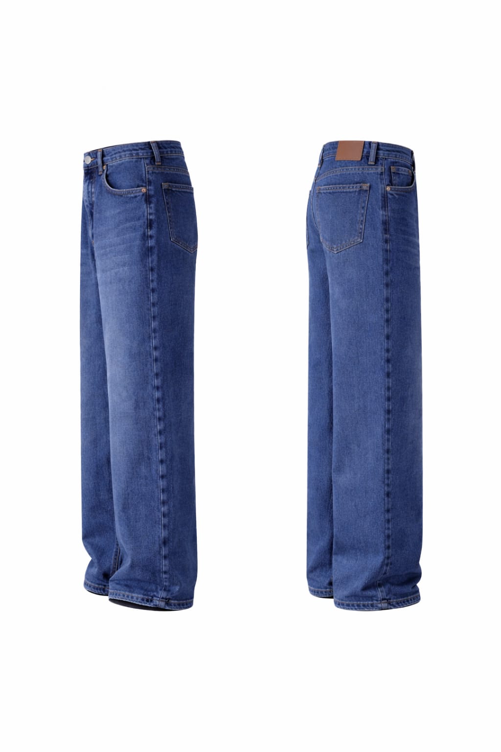 Classic Blue Straight Fit Men’s Denim Jeans