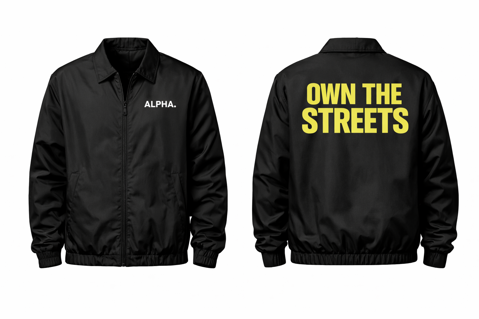 Classic Black Zip Jacket